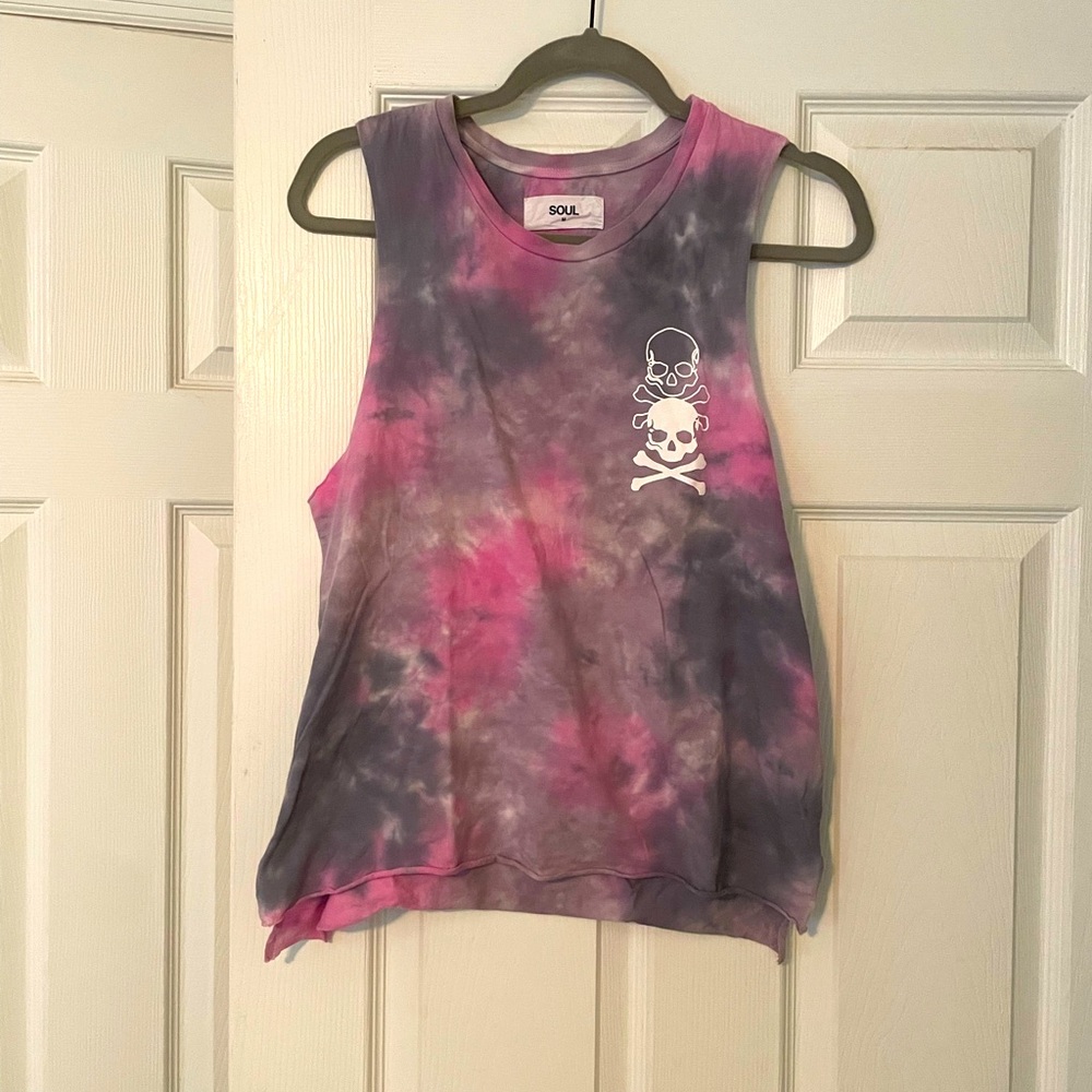 Soul cycle tie dye Mary tank